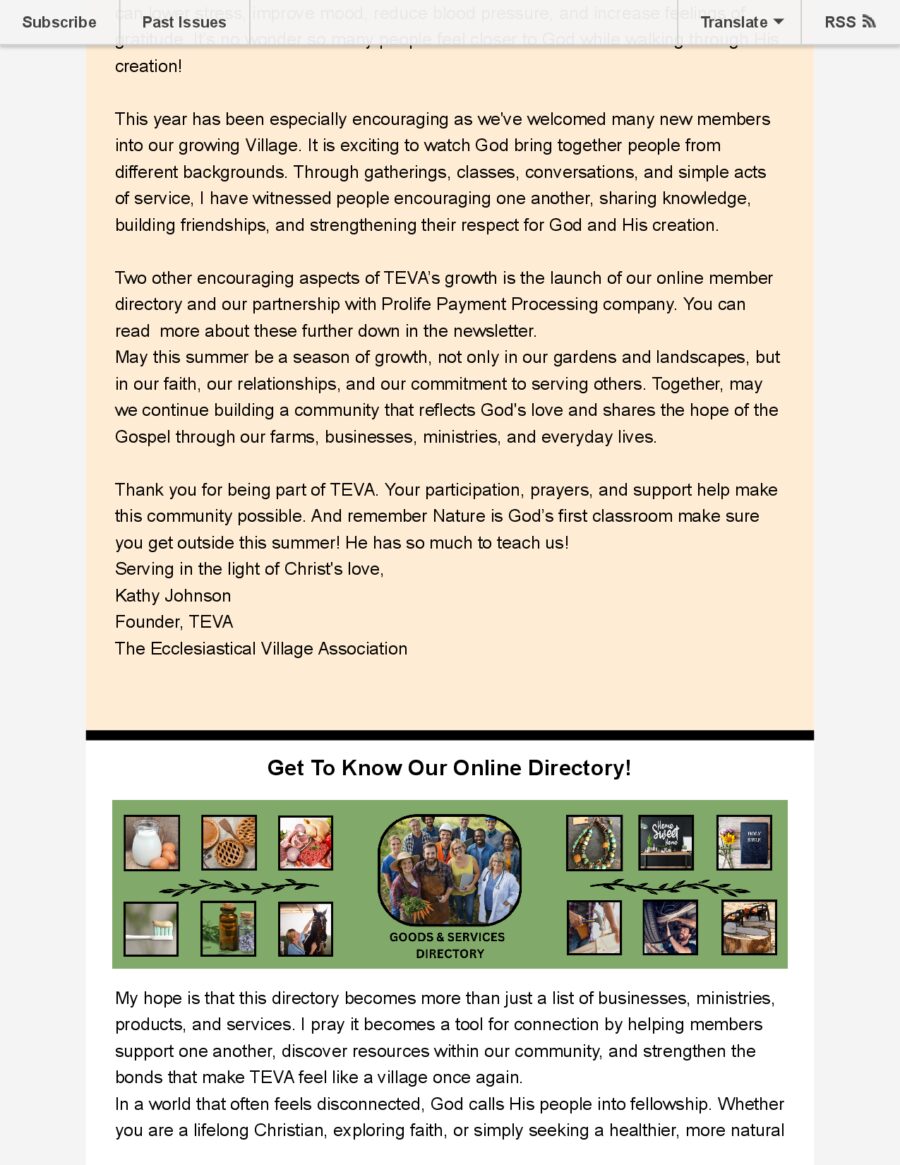 Summer Newsletter 2026 page 2